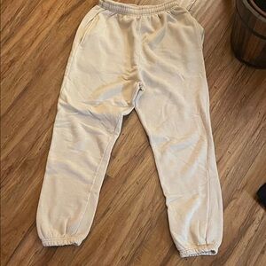 PrettyLittleThing Cream Sweatpants